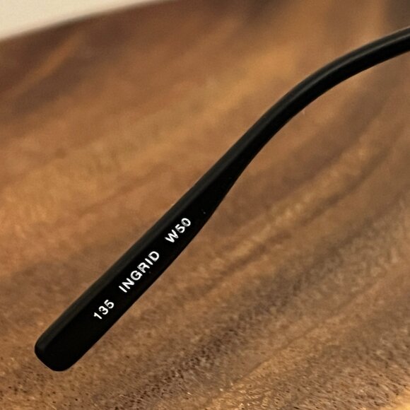 KATE SPADE INGRID Sunglasses Eyeglasses Frames 50-18-135 Black / Ivory (ITALY) - Picture 11 of 14